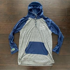 NFL Seattle Seahawks Long Sleeve Tee Hoodie